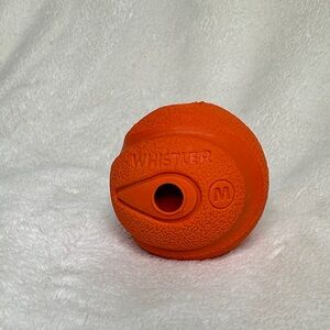 Chuckit! Whistler Dog Ball Orange Dog Ball Toy NWOT